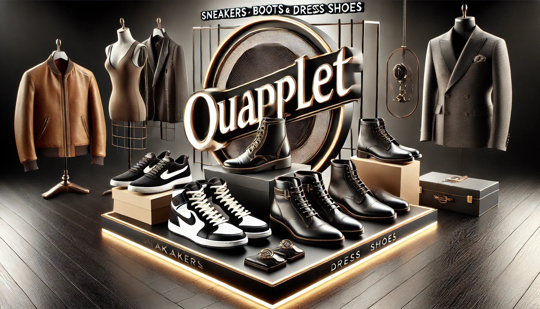 Sneakers, Boots, and Dress Shoes