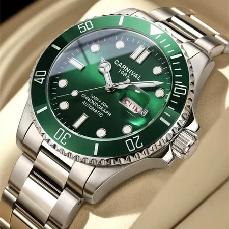 Mechanical Watches for Men Brand Luxury Rotatable Bezel Military Automatic Wrist Watch Luminous Waterproof Reloj Hombre