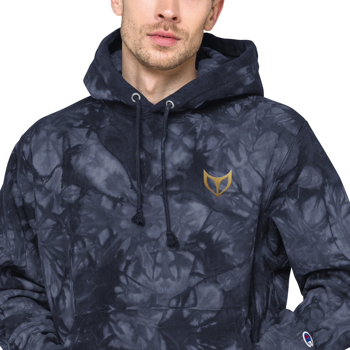 Quaplet Champion tie-dye hoodie
